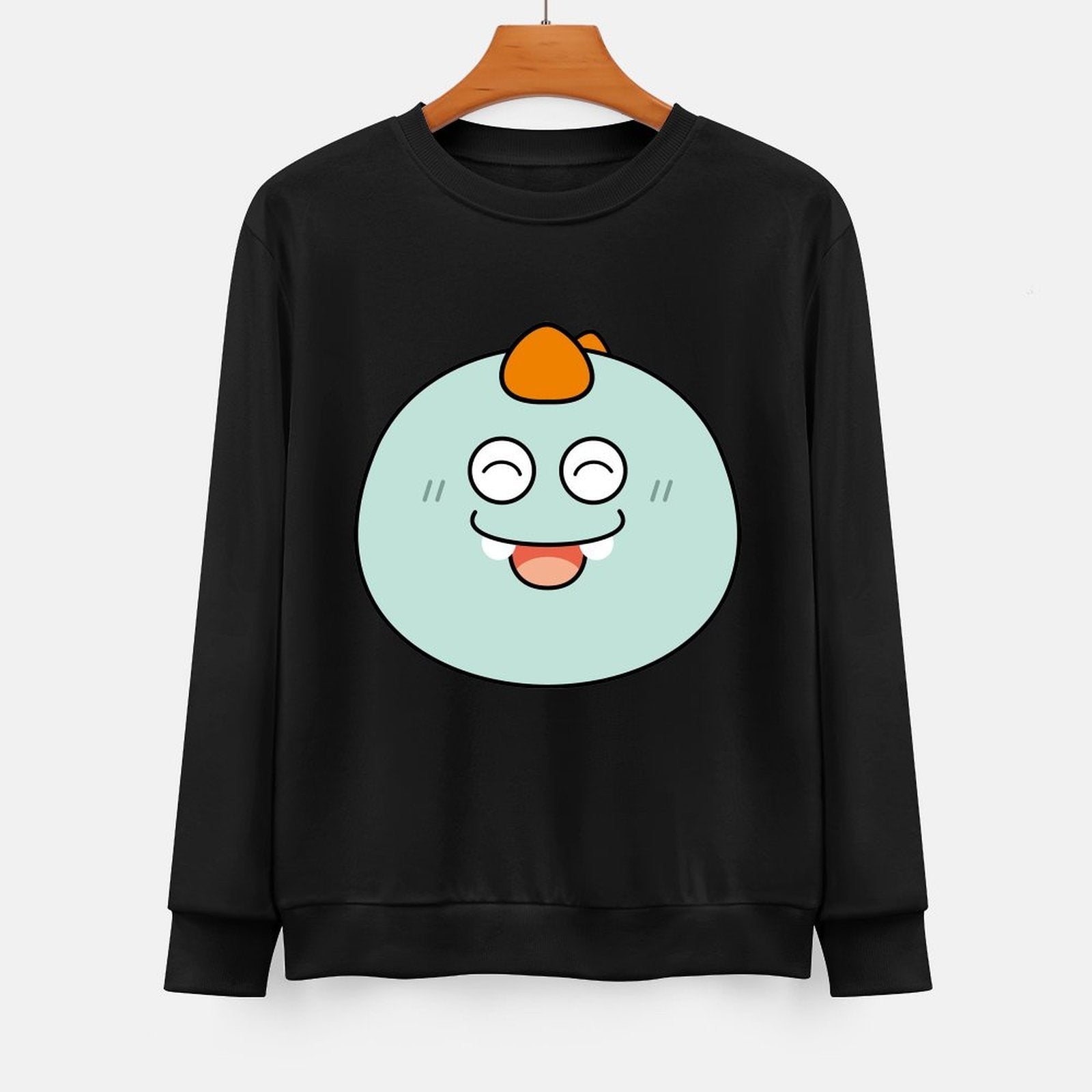 Front Patterned Long Sleeve TopLifestyleLine ComfortFit